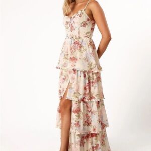 Floral Tiered Maxi Dress